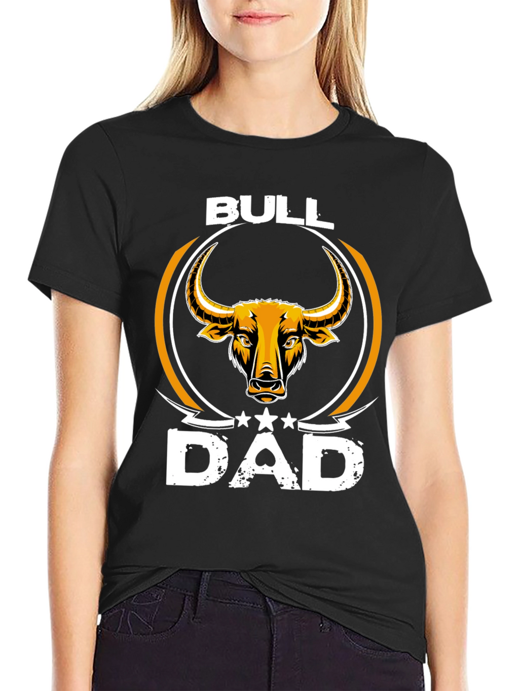Bull Dad Graphic Tee - Stylish Fathers Day Apparel