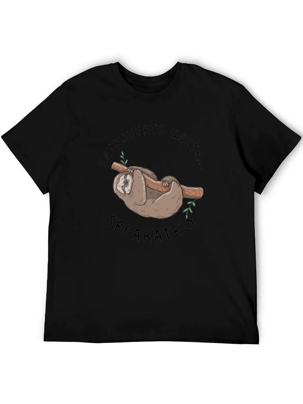 Introvert Unite Sloth Graphic Tee