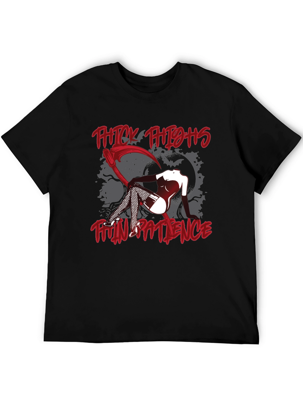 Thick Thighs Thin Patience Graphic Tee
