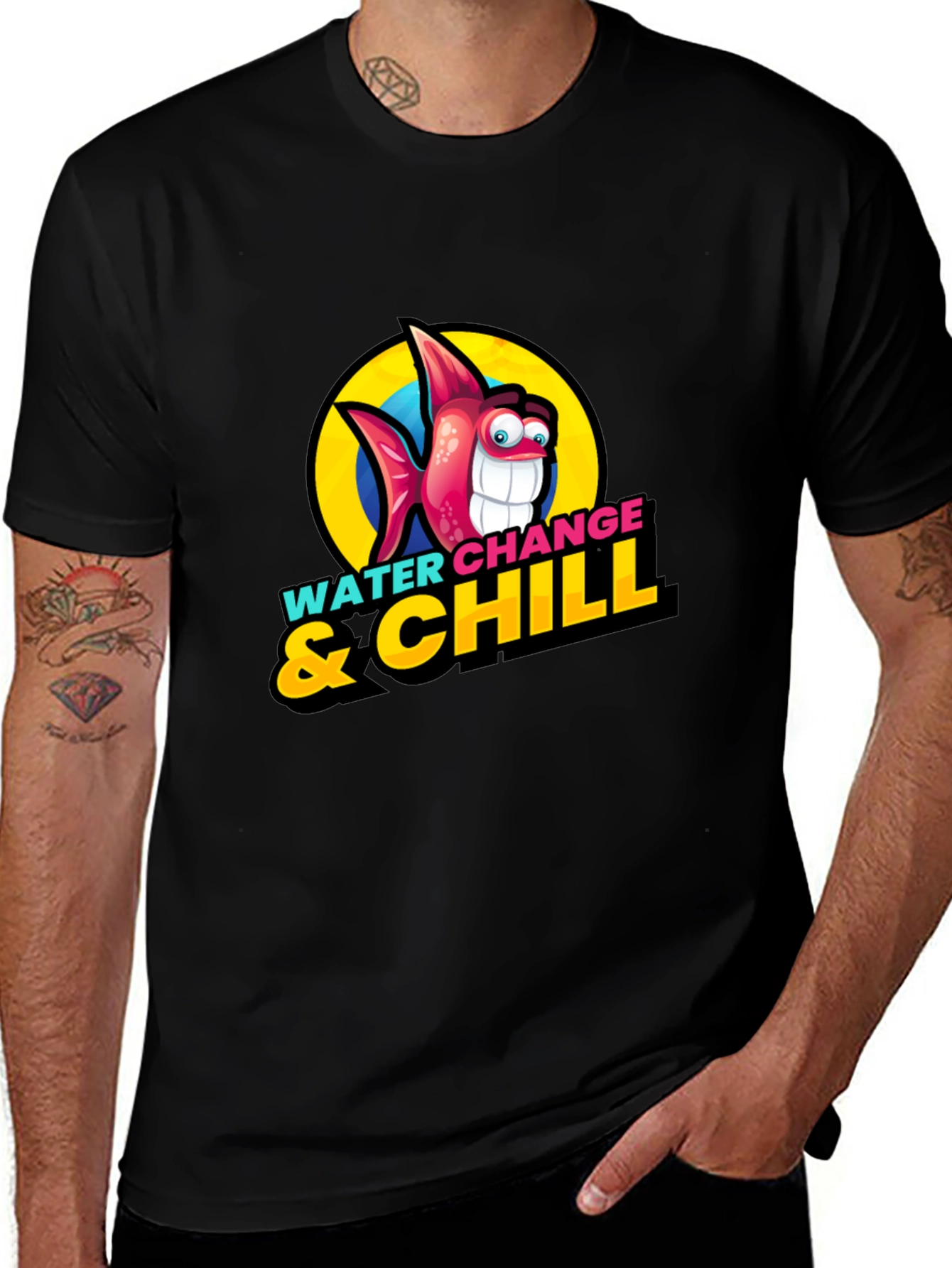 Water Change & Chill Graphic T-Shirt