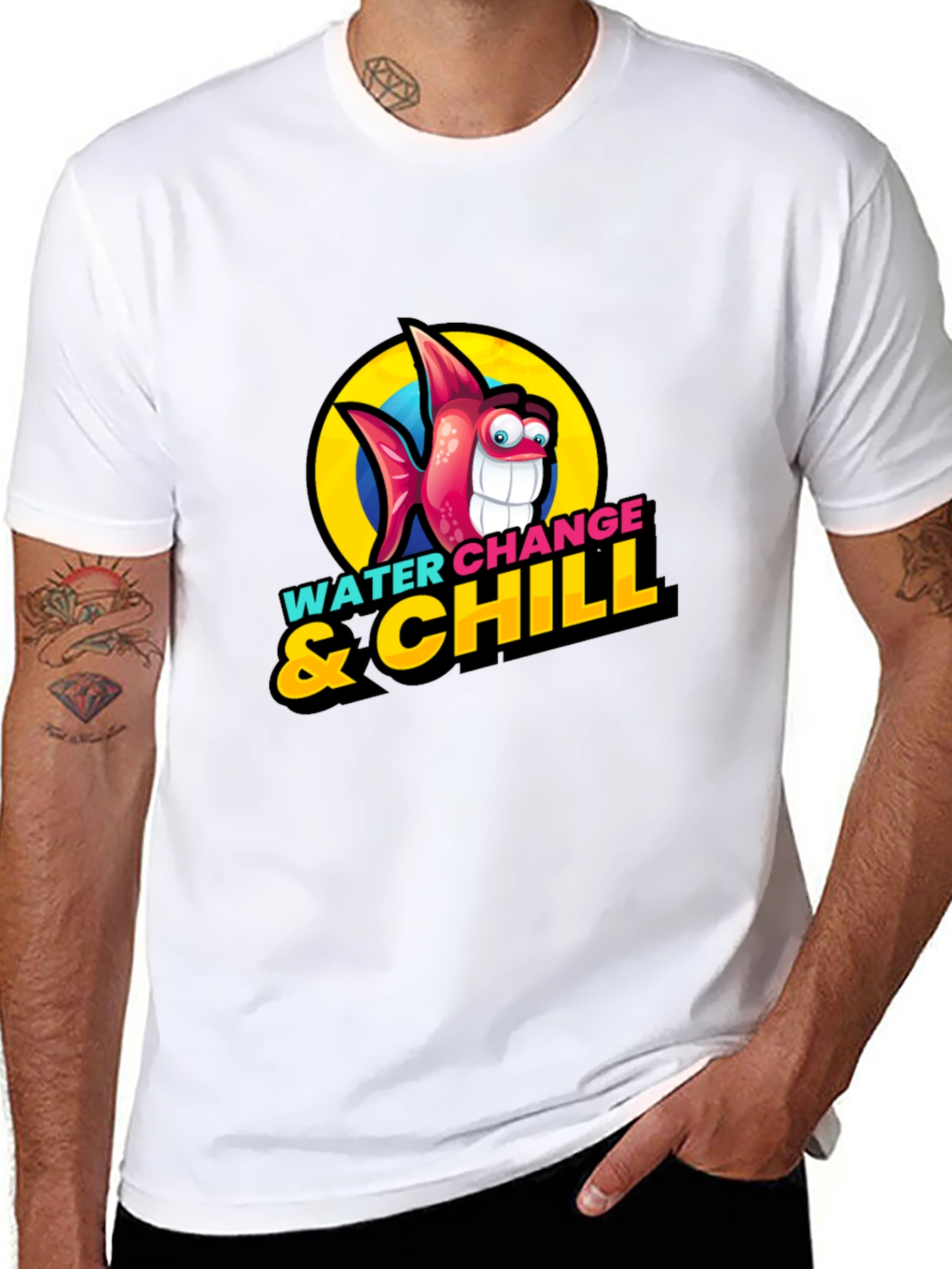 Water Change & Chill Graphic T-Shirt