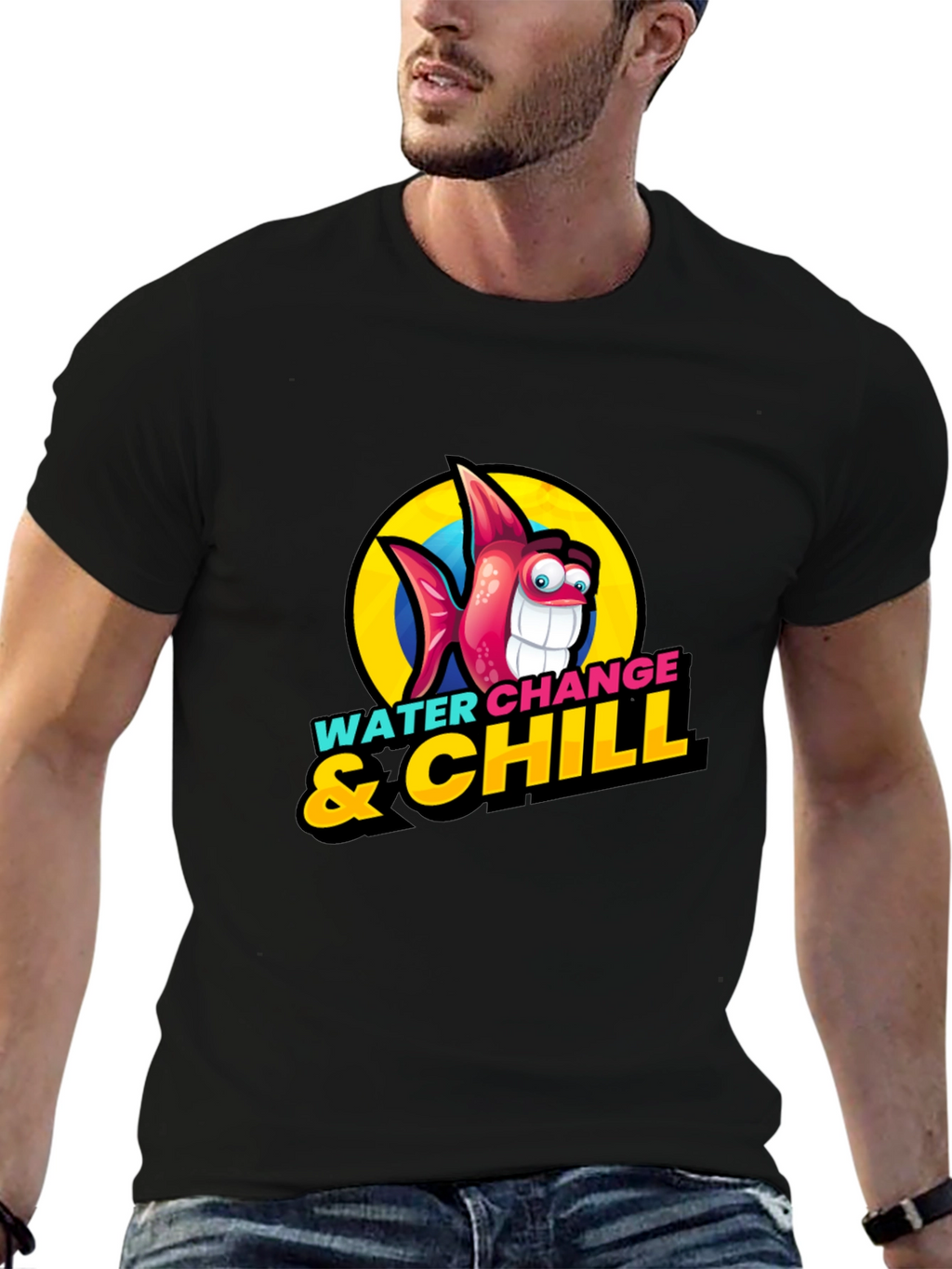 Water Change & Chill Graphic T-Shirt