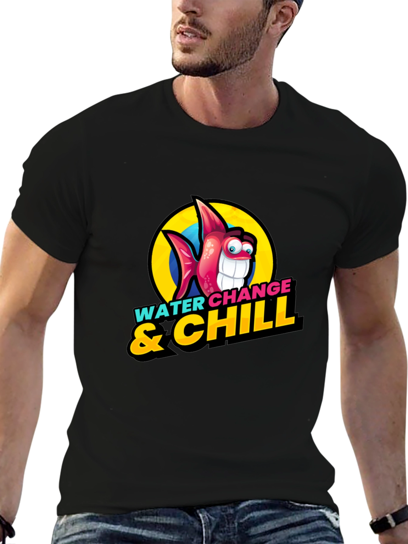 Water Change & Chill Graphic T-Shirt