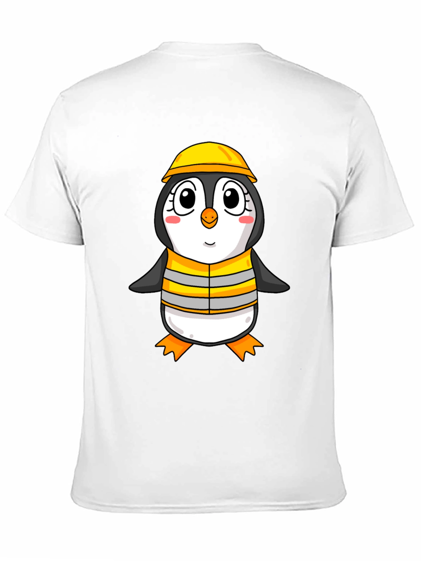 Penguin Construction Worker T-Shirt