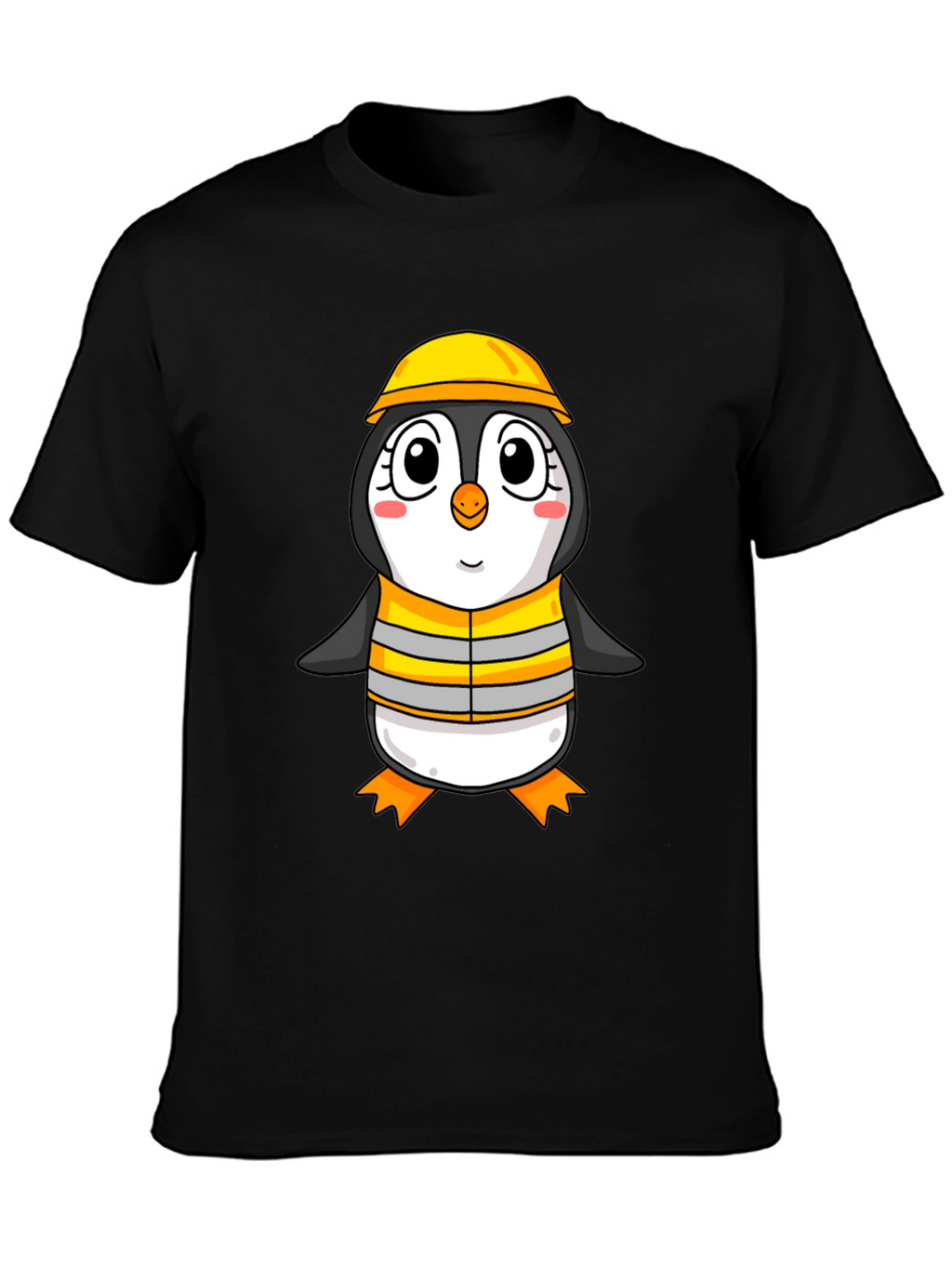 Penguin Construction Worker T-Shirt