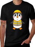 Penguin Construction Worker T-Shirt