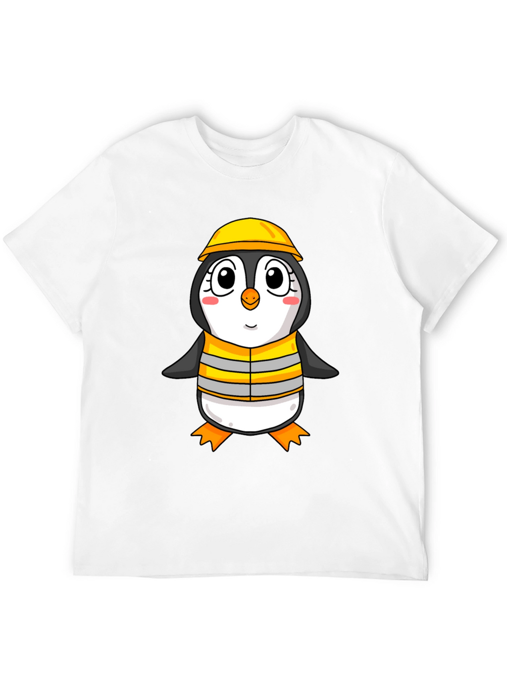 Penguin Construction Worker T-Shirt