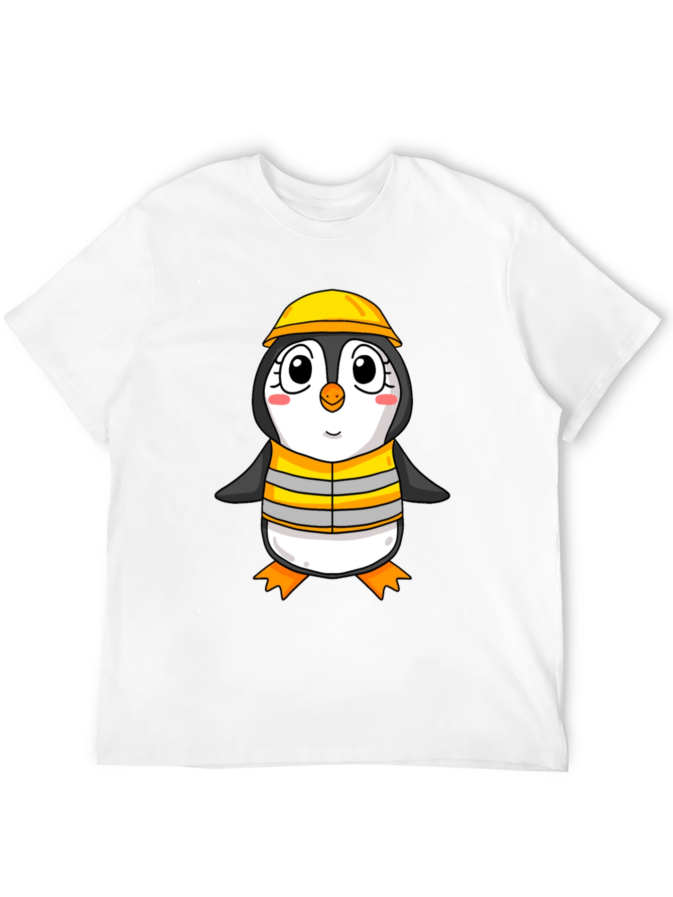 Penguin Construction Worker T-Shirt