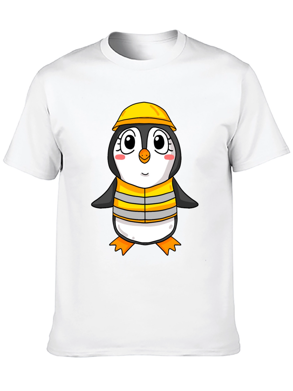 Penguin Construction Worker T-Shirt