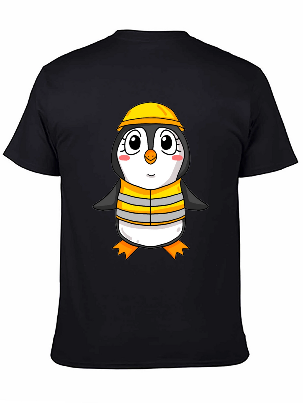 Penguin Construction Worker T-Shirt