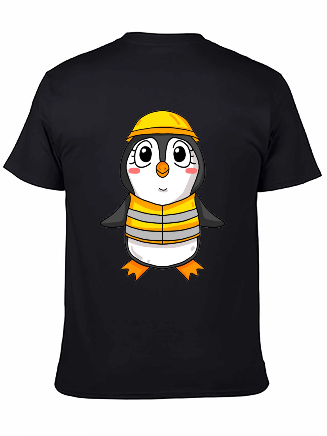 Penguin Construction Worker T-Shirt