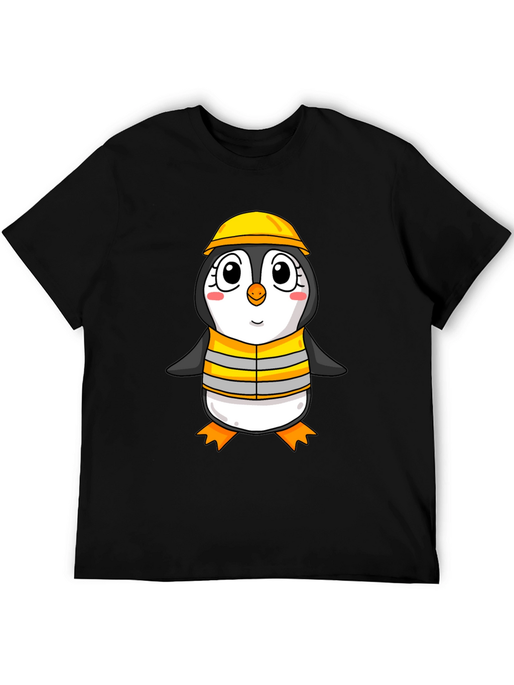 Penguin Construction Worker T-Shirt