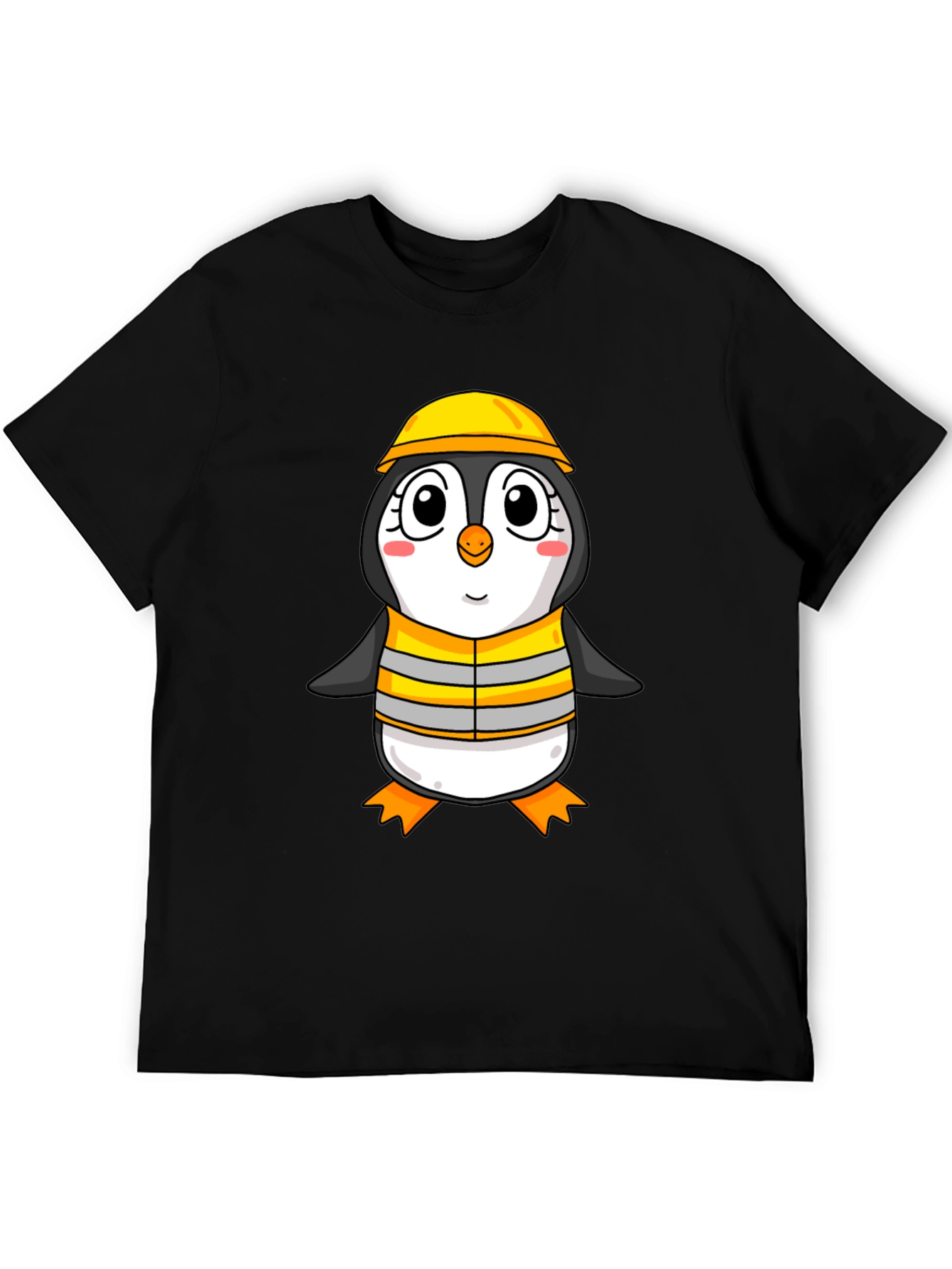 Penguin Construction Worker T-Shirt