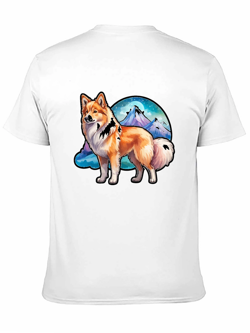 Dog & Mountain Graphic Tee - Nature Lovers Shirt