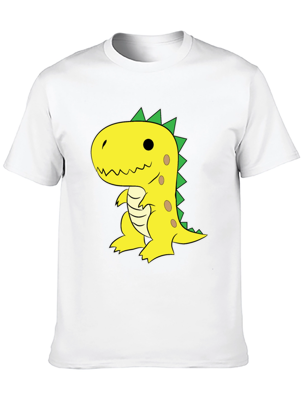 Dino Graphic Tee - Fun & Casual Black T-Shirt
