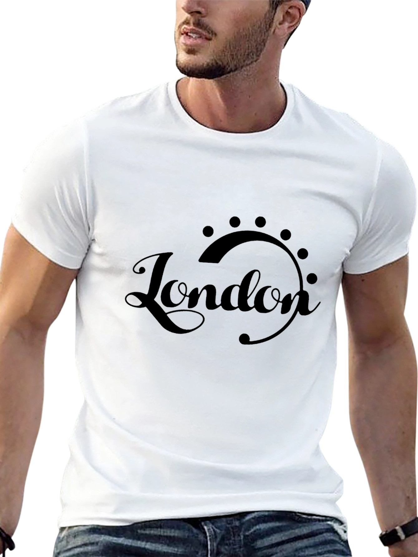 London Music Graphic Black T-Shirt