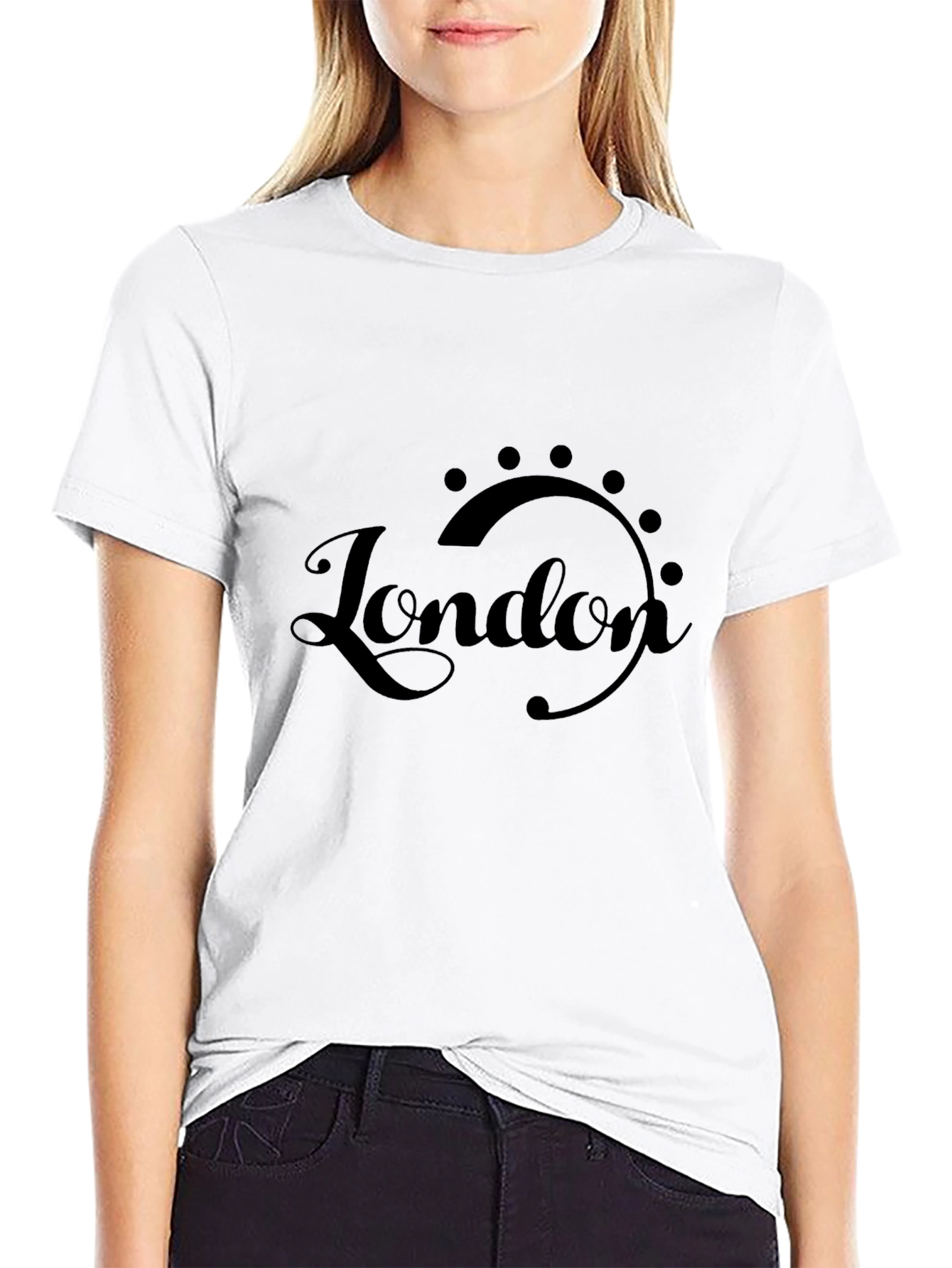London Music Graphic Black T-Shirt
