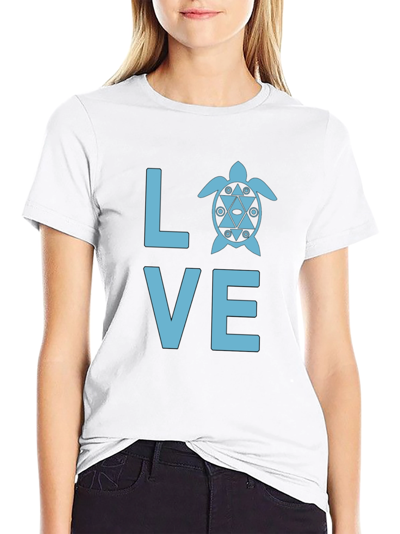 Love Turtle Graphic Tee - Casual Comfort