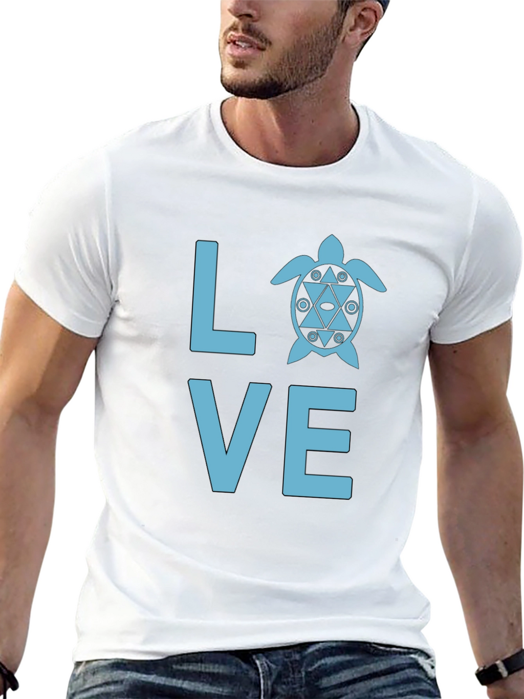 Love Turtle Graphic Tee - Casual Comfort