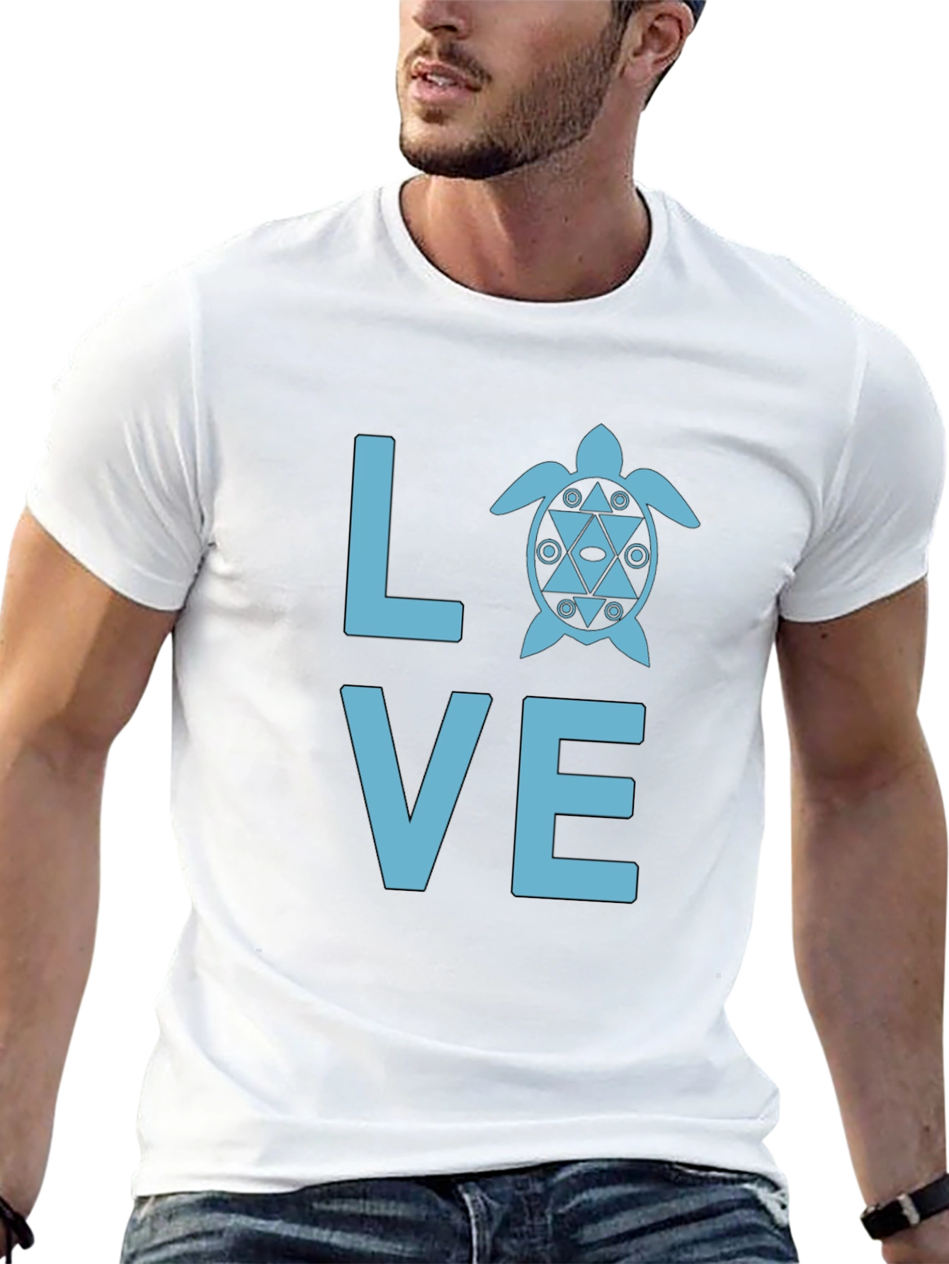 Love Turtle Graphic Tee - Casual Comfort