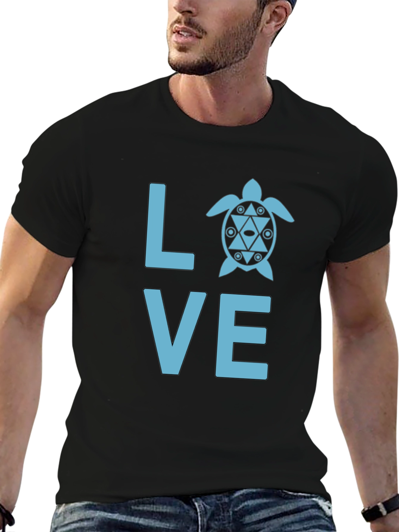 Love Turtle Graphic Tee - Casual Comfort