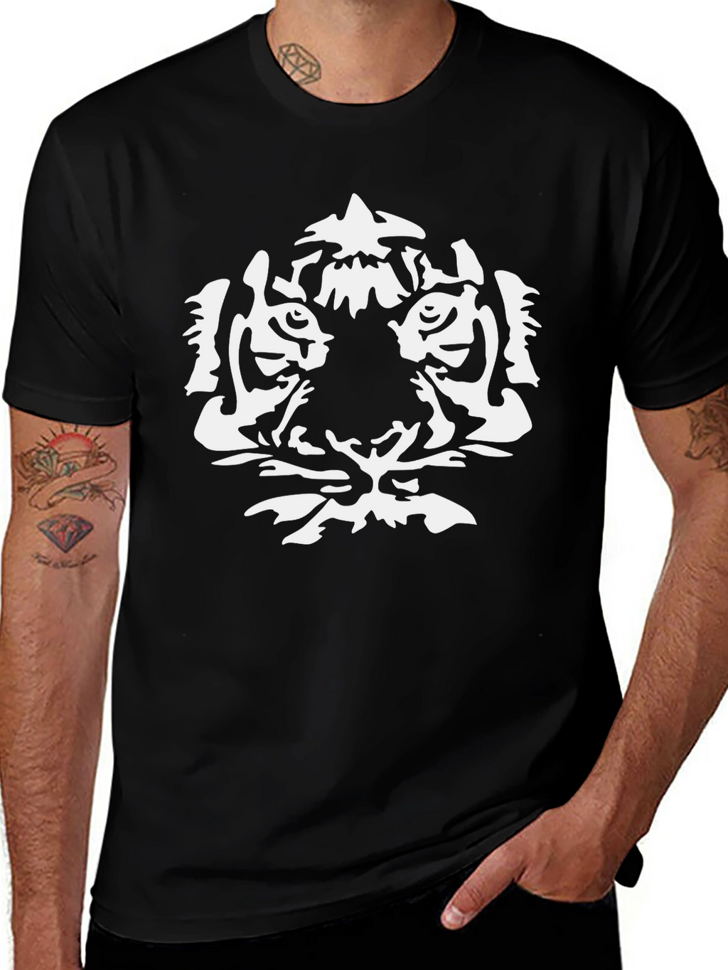 Black Tiger Graphic Tee