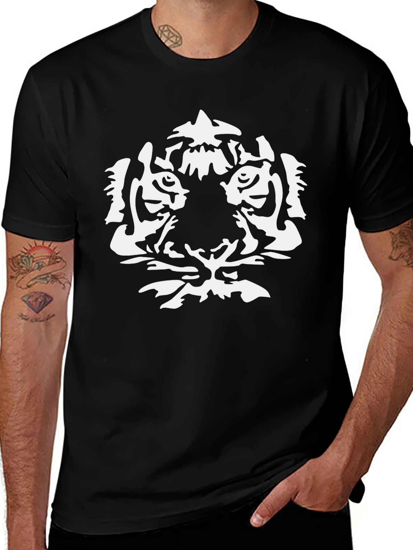 Black Tiger Graphic Tee