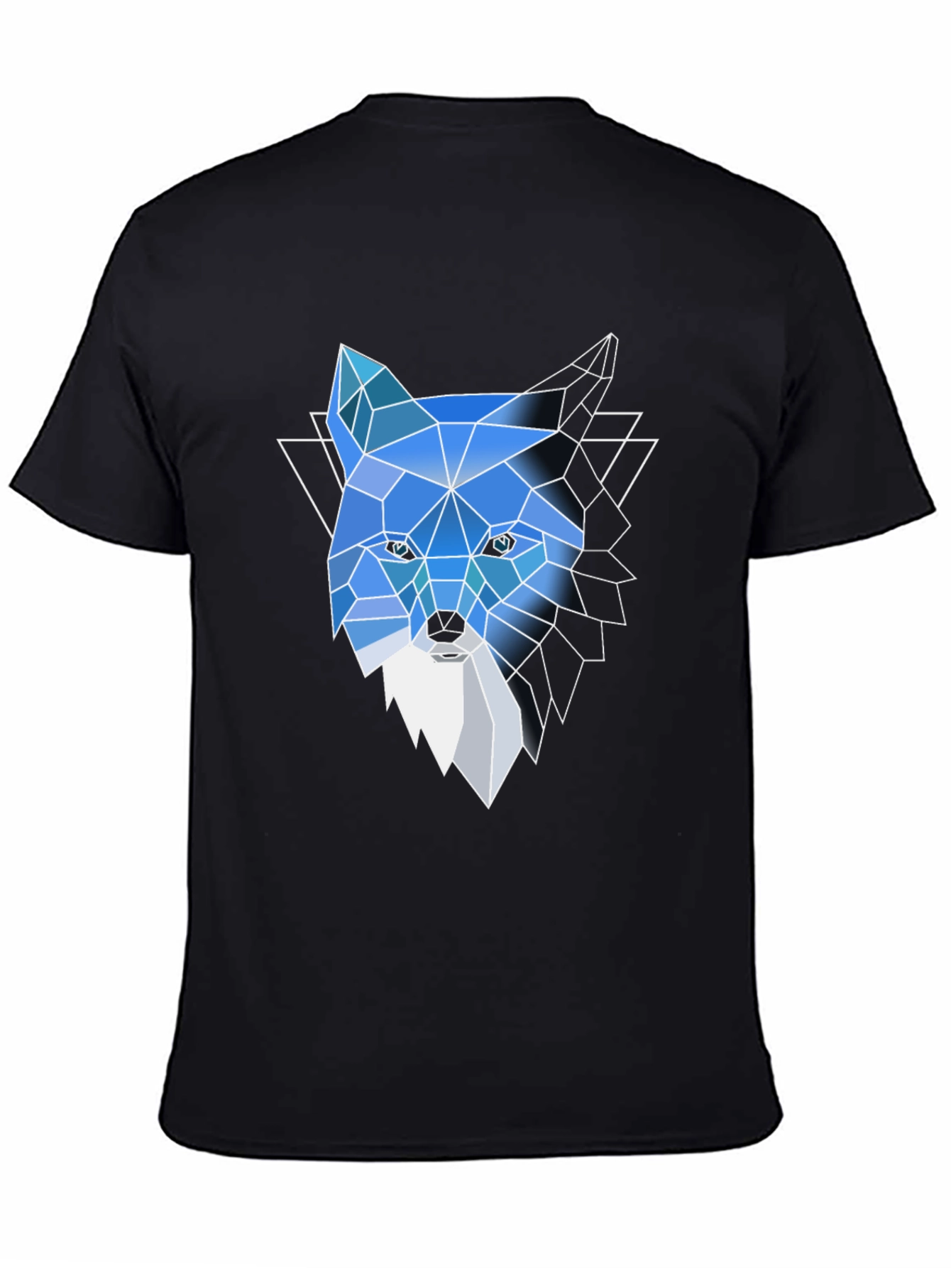 Geometric Fox Tee: Modern Graphic Print T-Shirt