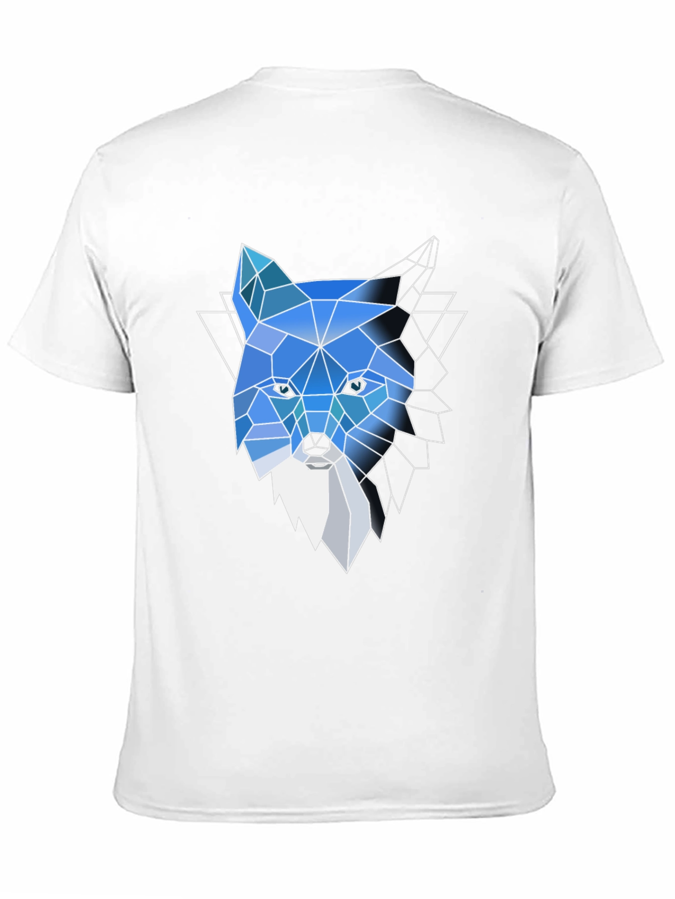 Geometric Fox Tee: Modern Graphic Print T-Shirt