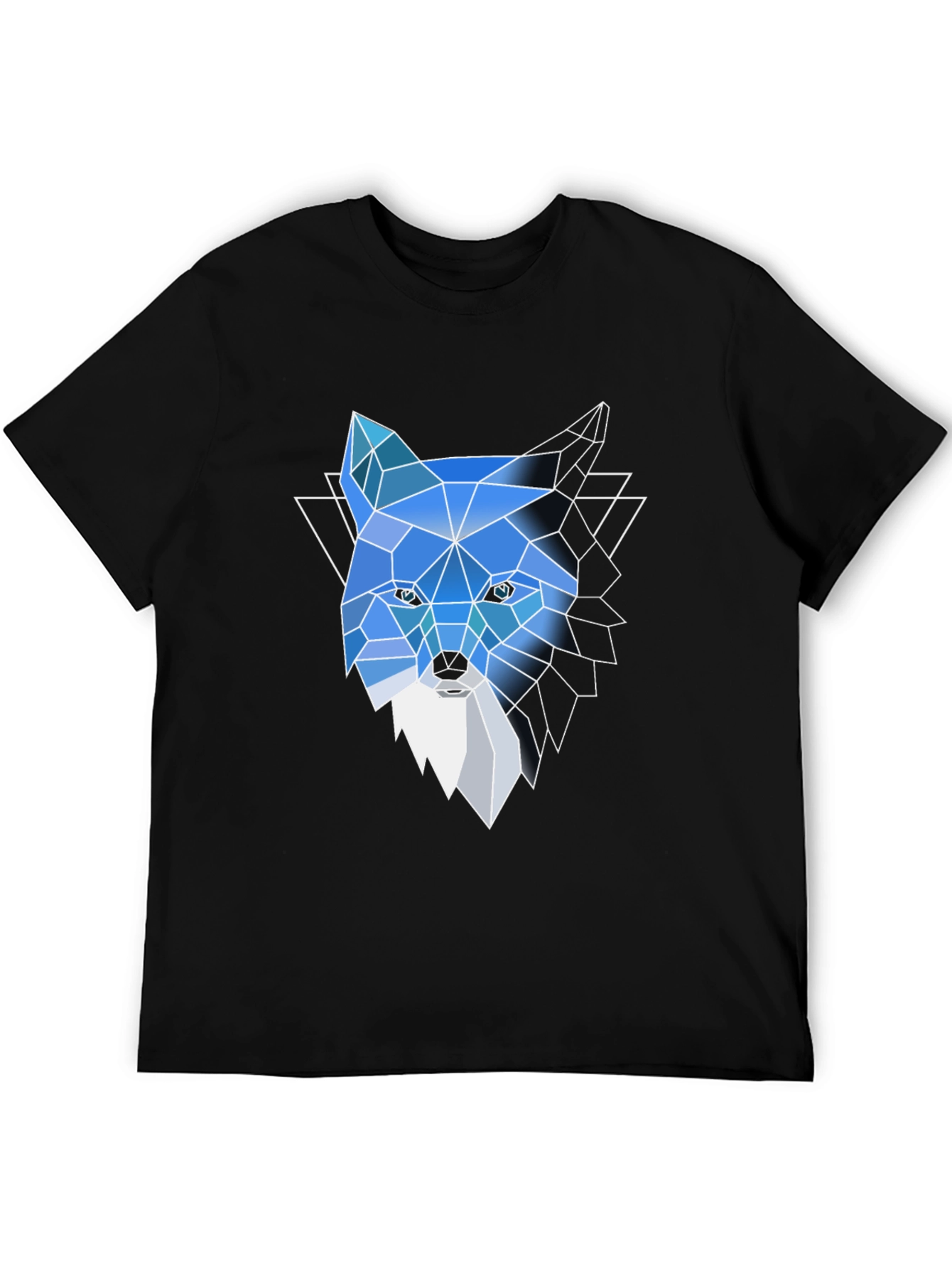 Geometric Fox Tee: Modern Graphic Print T-Shirt