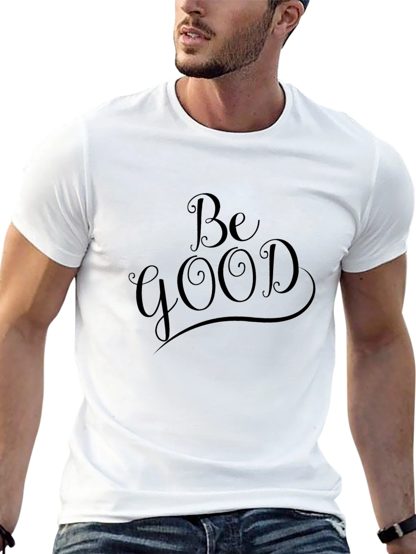 Be Good Black T-Shirt - Stylish and Comfortable