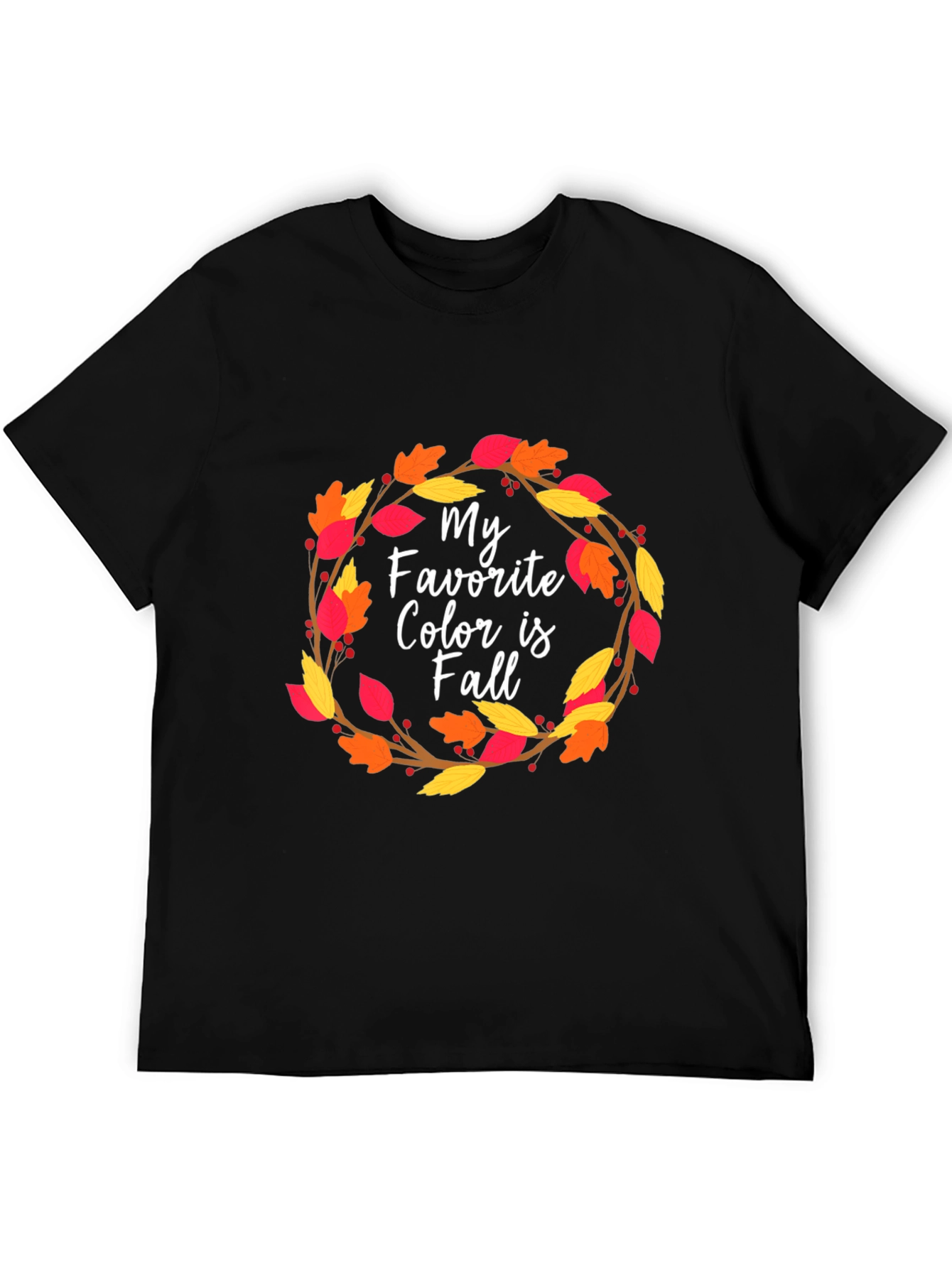 Autumn Leaves T-Shirt - My Favorite Color is Fall