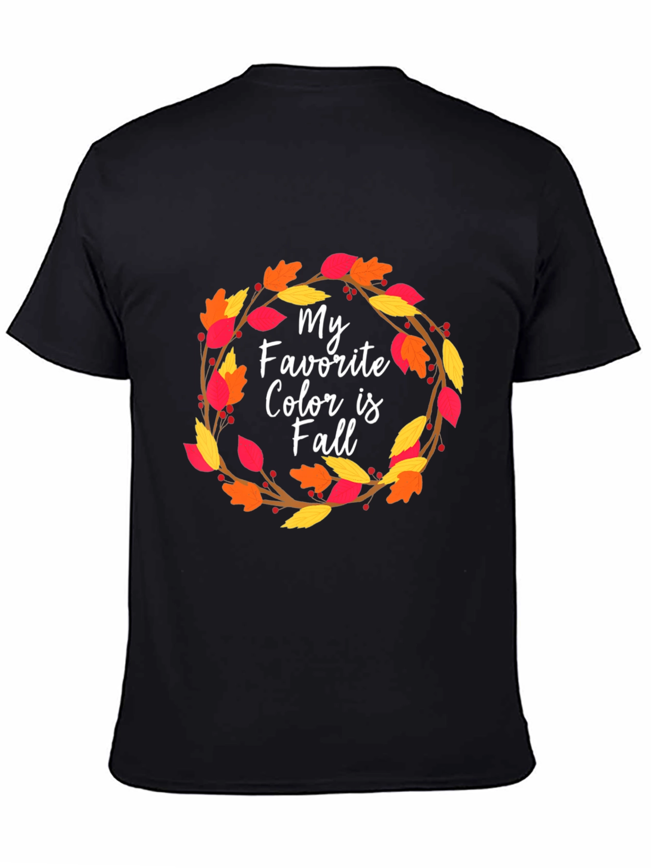 Autumn Leaves T-Shirt - My Favorite Color is Fall