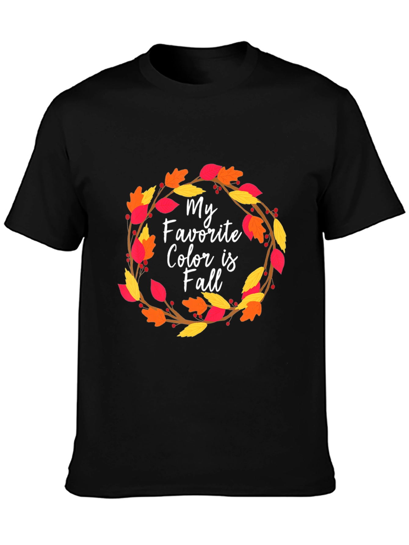 Autumn Leaves T-Shirt - My Favorite Color is Fall