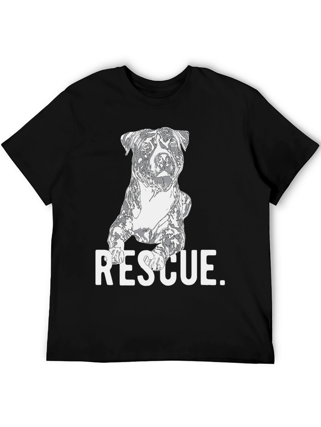 Dog Rescue T-Shirt - Support Animal Adoption