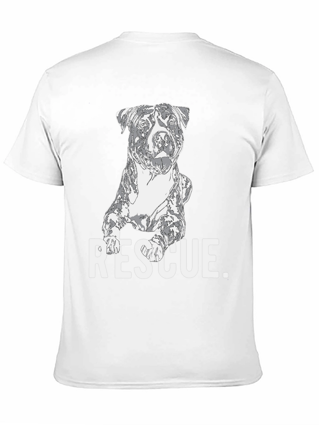 Dog Rescue T-Shirt - Support Animal Adoption