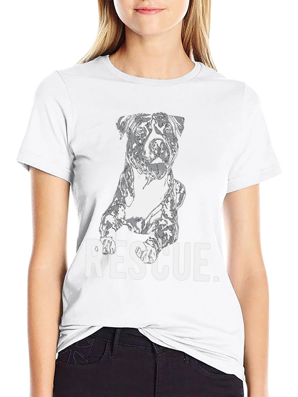 Dog Rescue T-Shirt - Support Animal Adoption