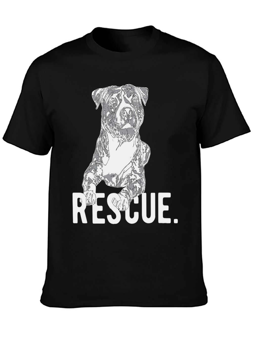 Dog Rescue T-Shirt - Support Animal Adoption