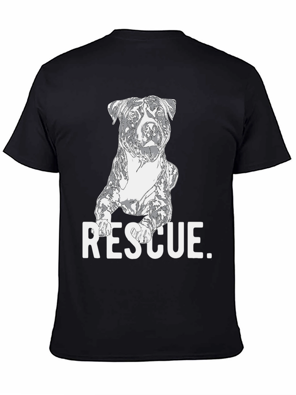 Dog Rescue T-Shirt - Support Animal Adoption