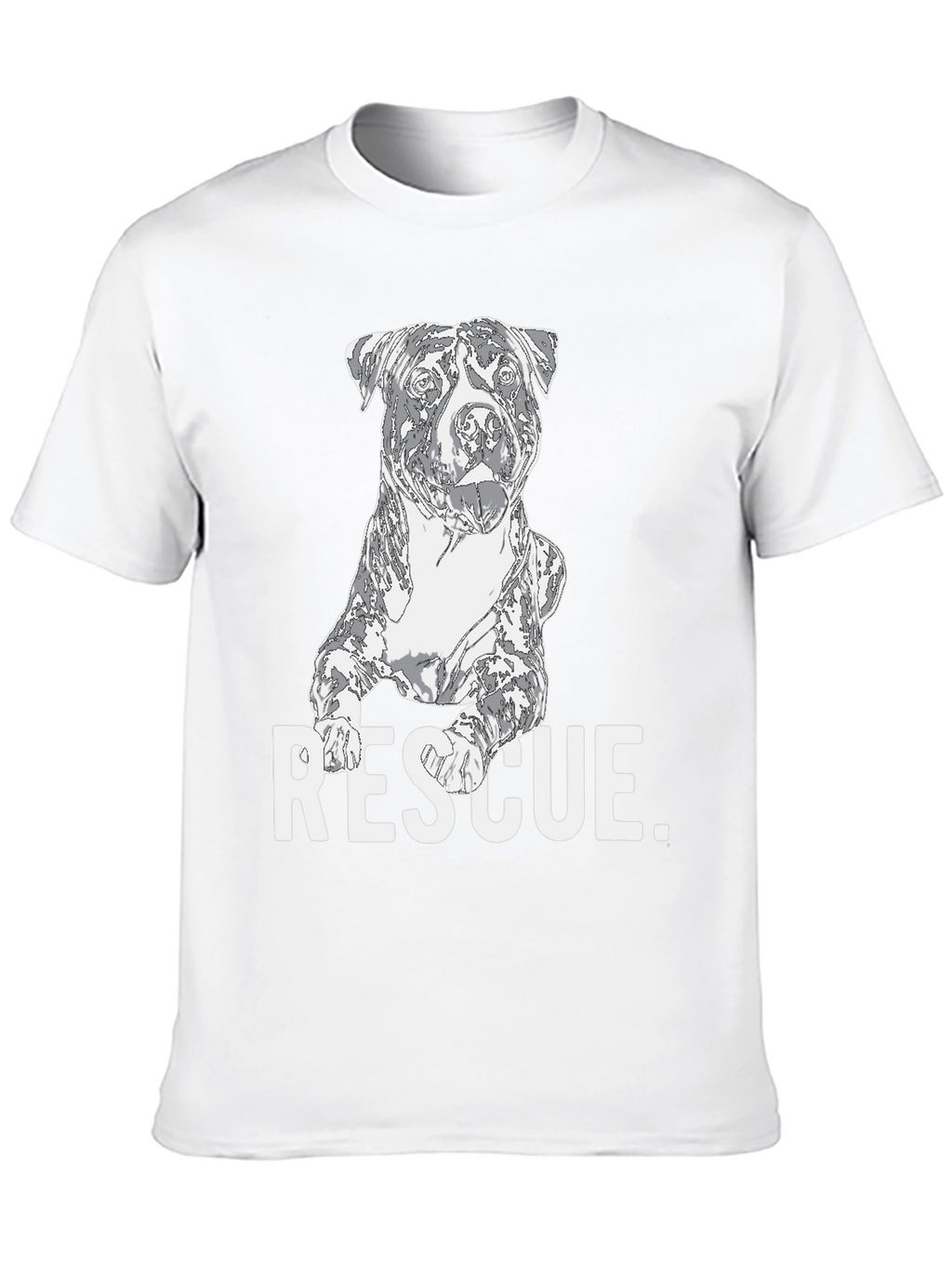 Dog Rescue T-Shirt - Support Animal Adoption