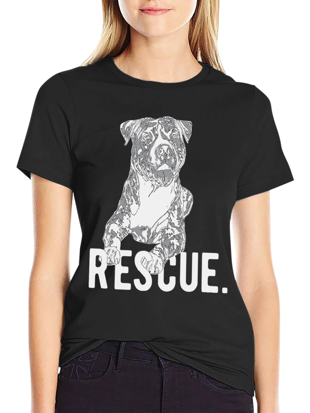 Dog Rescue T-Shirt - Support Animal Adoption