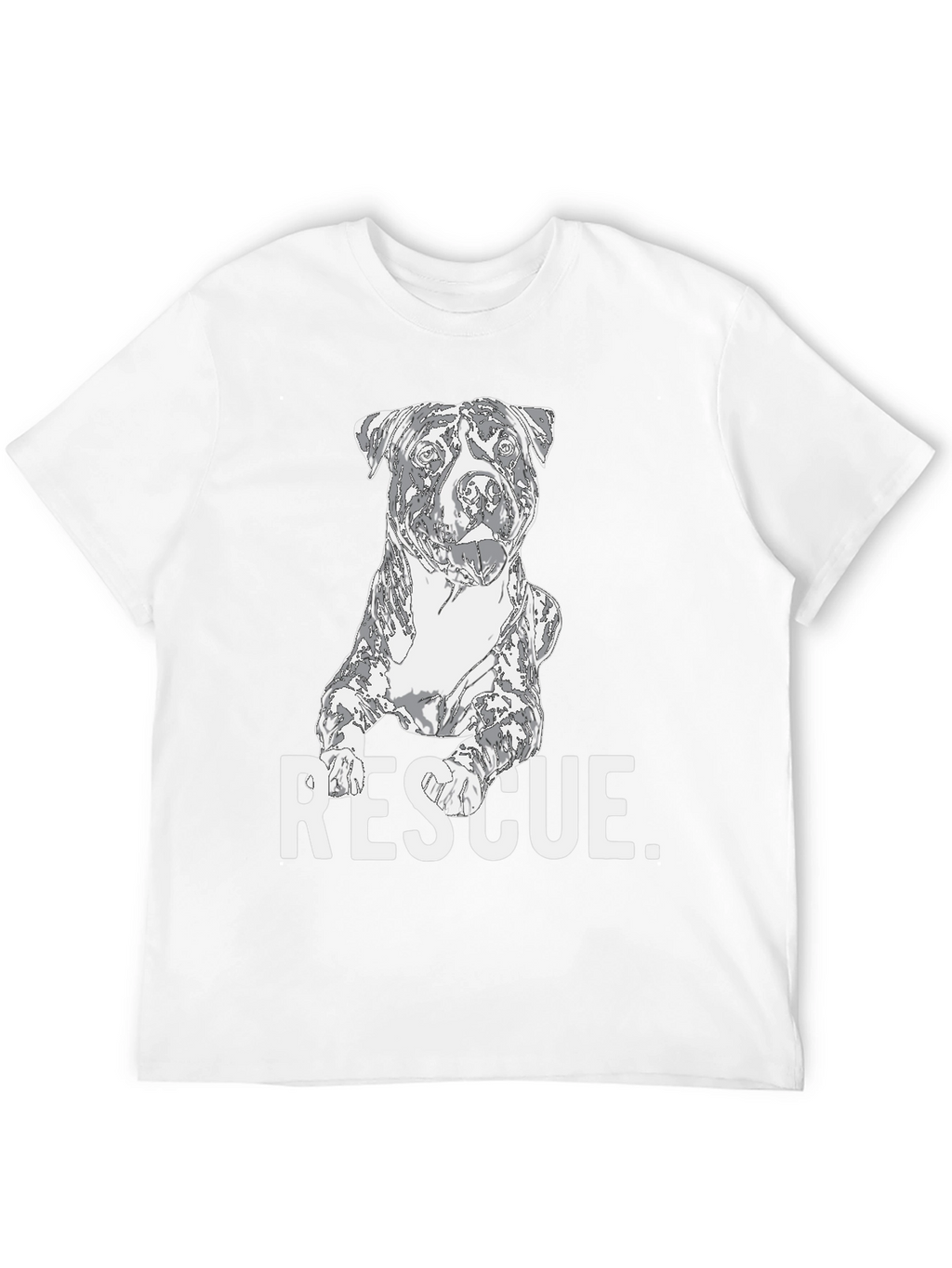 Dog Rescue T-Shirt - Support Animal Adoption