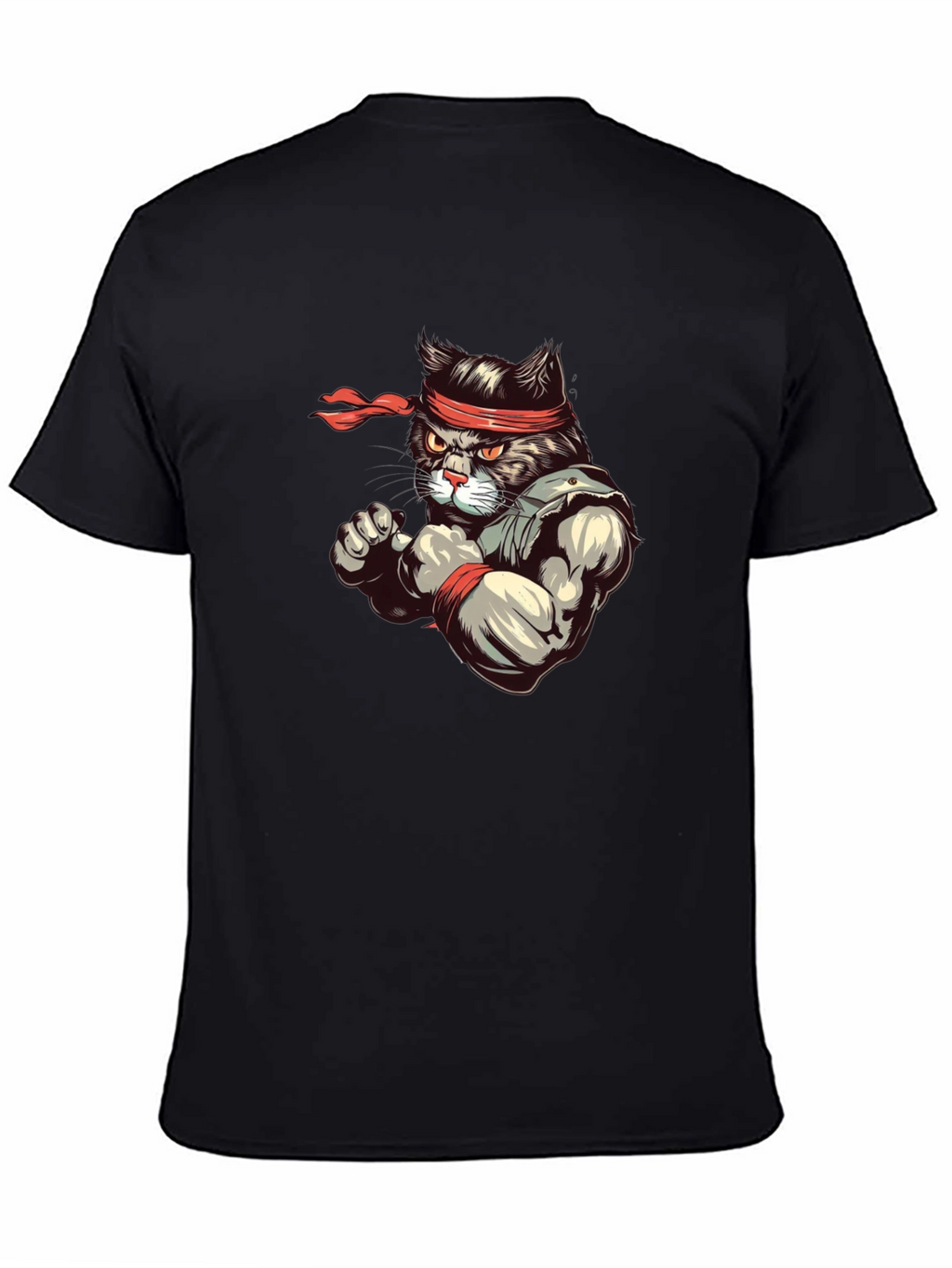 Martial Arts Cat T-Shirt - Ninja Cat Tee