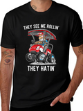 They See Me Rollin T-Shirt Funny Cartoon Tee