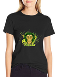 Chimpanzee Graphic Tee - Stylish Black T-Shirt