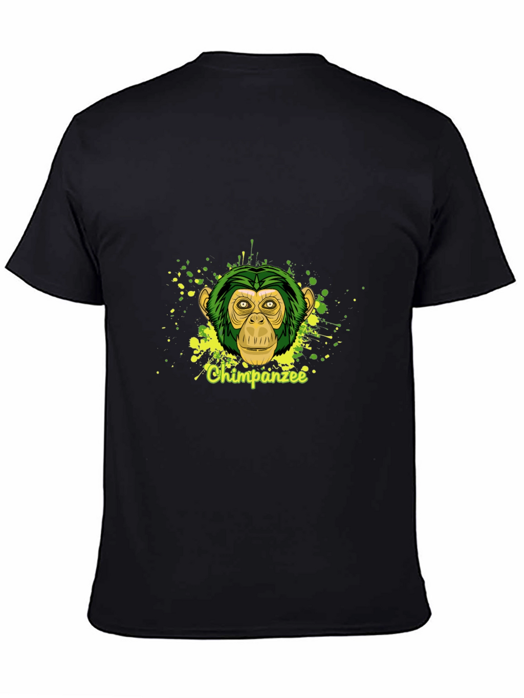 Chimpanzee Graphic Tee - Stylish Black T-Shirt