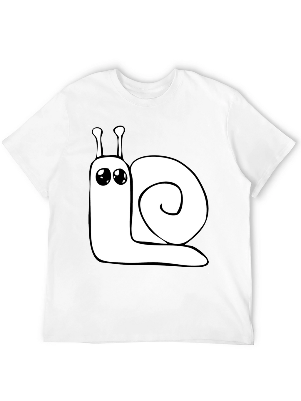 Snail Graphic T-Shirt - Soft Cotton Tee