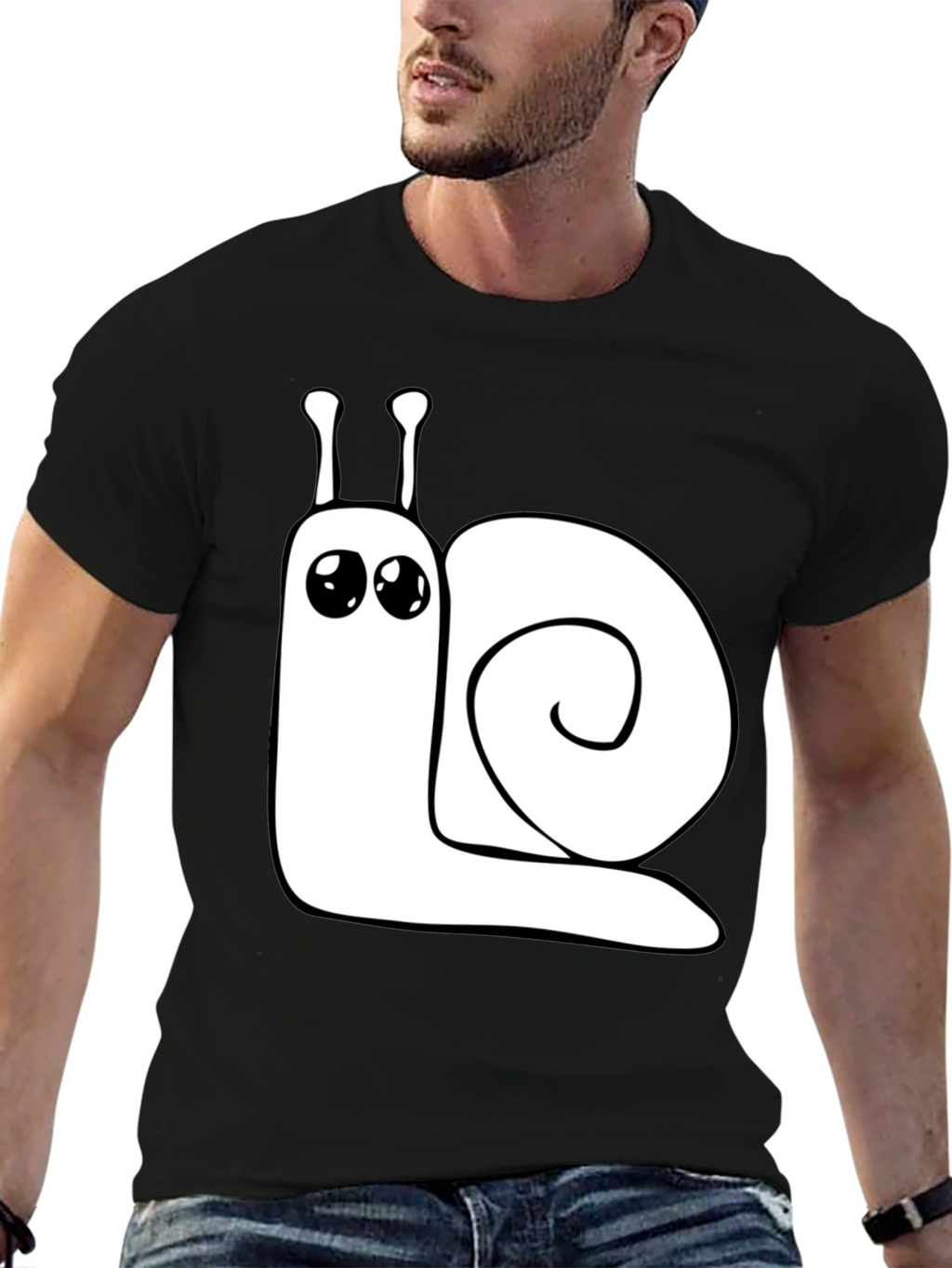 Snail Graphic T-Shirt - Soft Cotton Tee