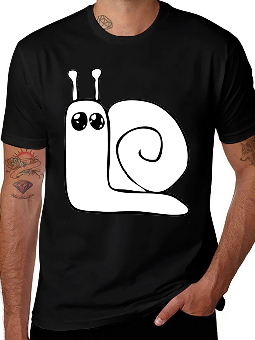 Snail Graphic T-Shirt - Soft Cotton Tee