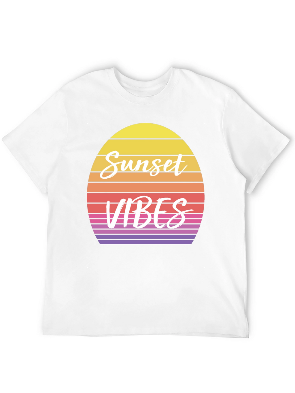 Sunset Vibes Graphic Tee - Retro Style